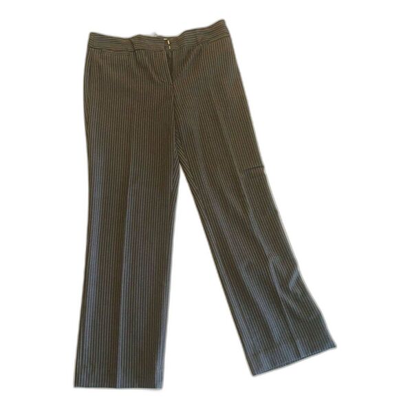 Liz Claiborne Pants - Liz Claiborne Women's dress pants AUDRA Grey/White Stripe Pants Women Size 10